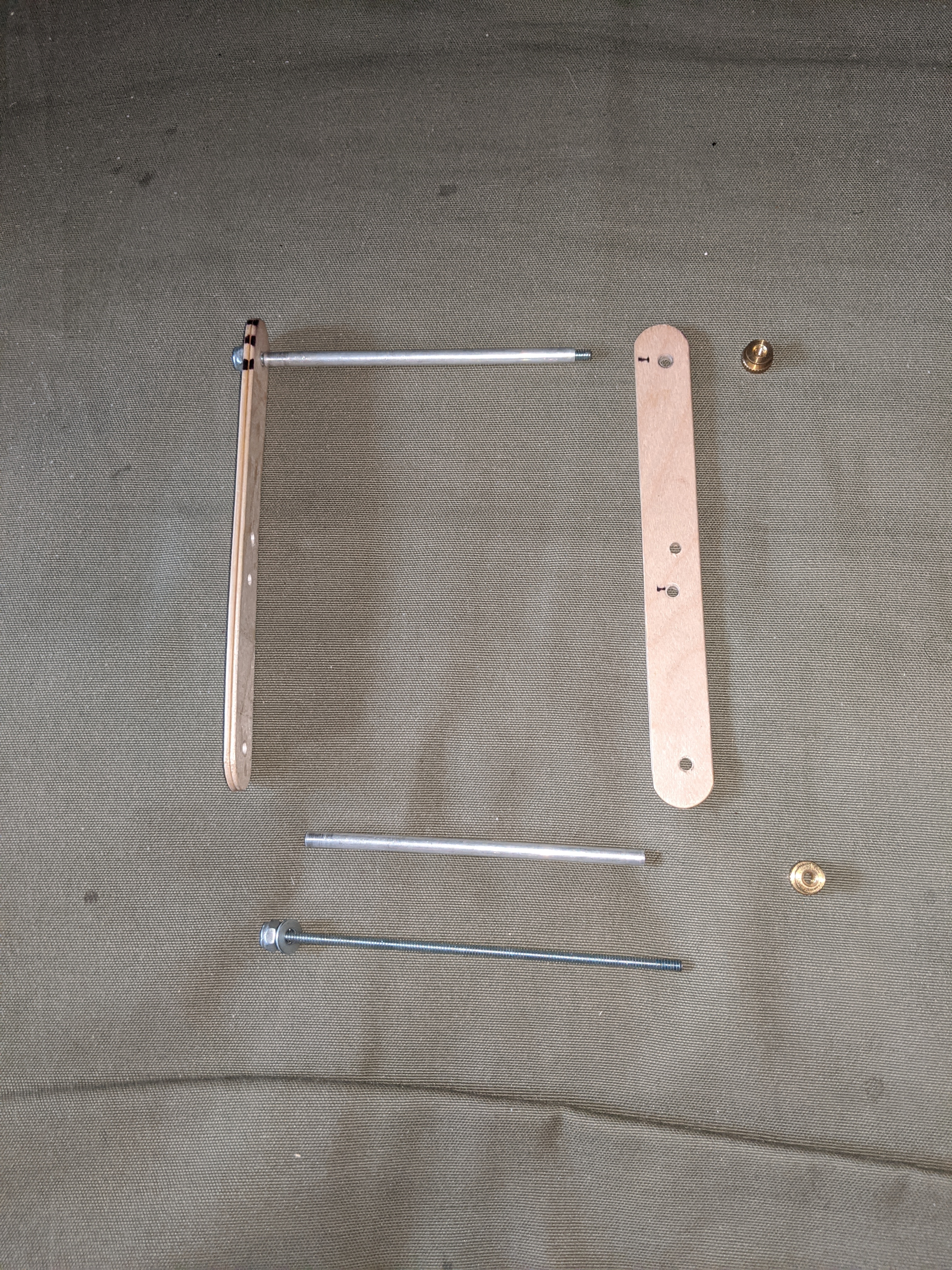 Disassembled harness